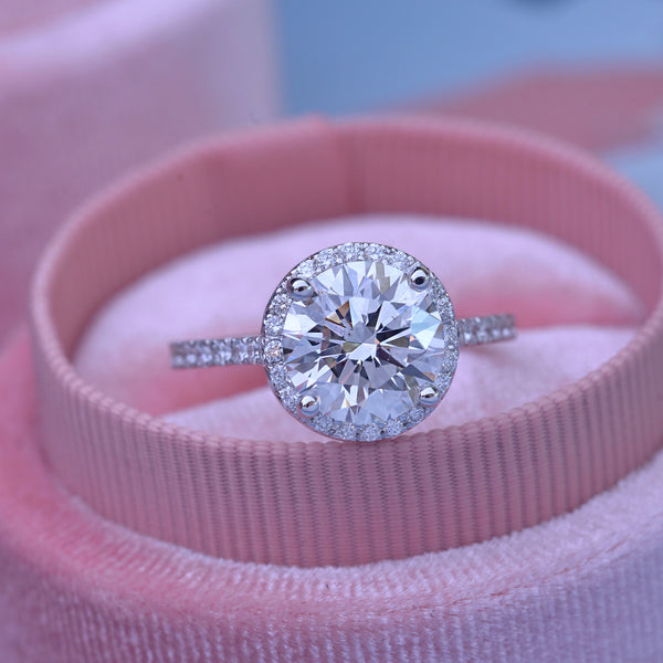 Diamond Engagement Ring 3/8 ct tw Round-cut 14K White Gold | Jared